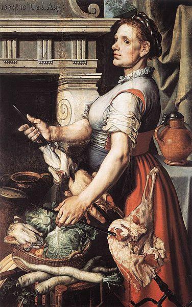 Pieter Aertsen Cook in front of the Stove China oil painting art